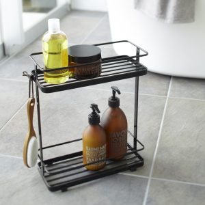 Two-tier steel shower holder
