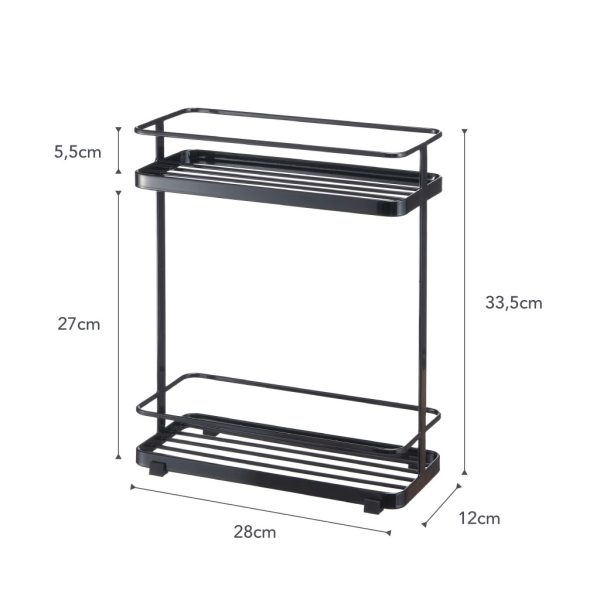 Two-tier steel shower holder - Image 3