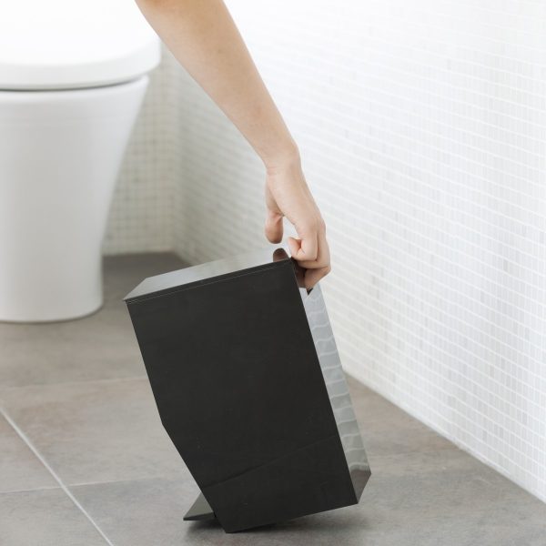 Papelera baño rectangular con pedal - Imagen 2