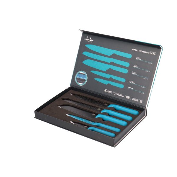 Set de cuchillos de 5 piezas con estuche magnético - Imagen 2