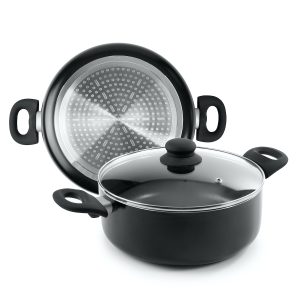 Cacerola de aluminio con tapa (4 l)