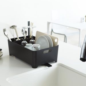 Escurreplatos multifuncional con caño giratorio