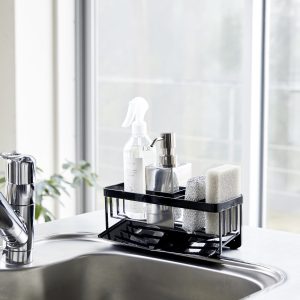 Soporte para esponjas y botellas con escurridor