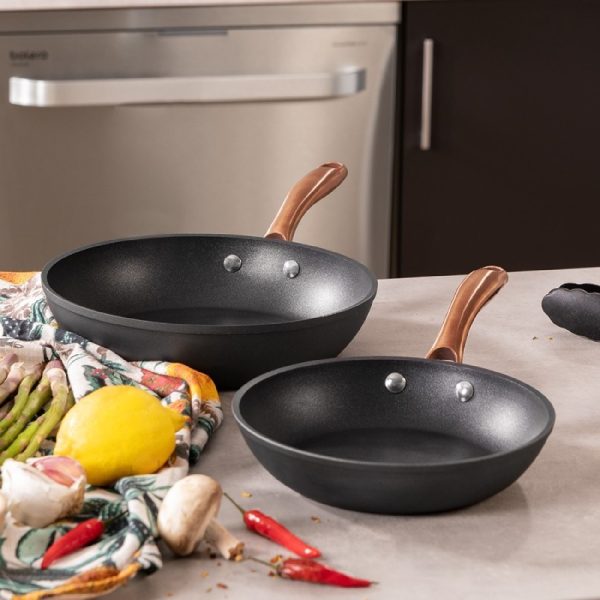Set de sartenes de aluminio forjado (20 y 24 cm) - Imagen 2
