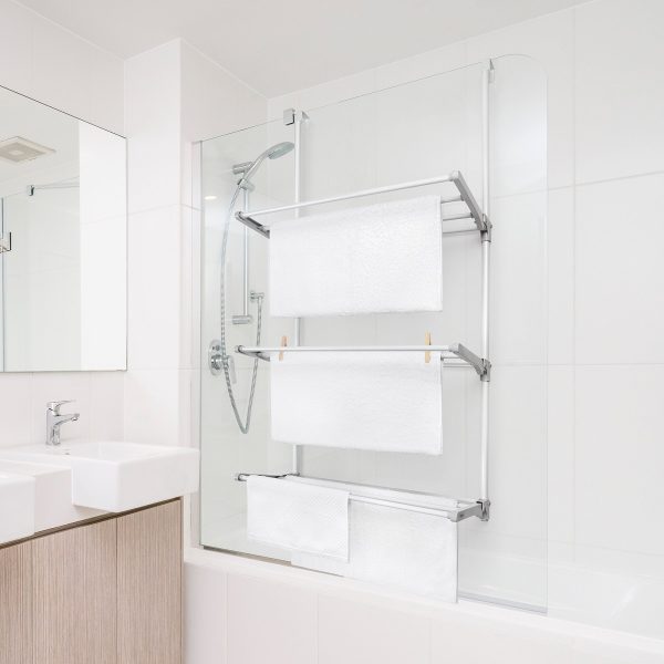 Folding drying rackfor door or wall