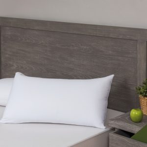Waterproof and hyper-breathable pillowcase with 100% organic cotton fabric