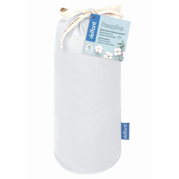 Sábana bajera impermeable e hiper-transpirable con tejido 100 % algodón orgánico - Imagen 2