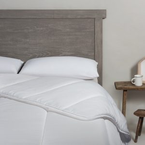 Acarsan Natural® anti-dust mite treated fiber duvet insert and silk touch microfiber fabric