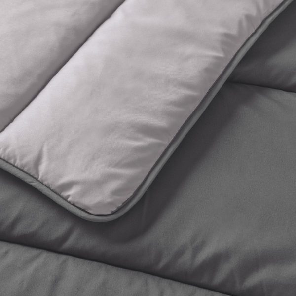 Comforter in extra soft colored microfiber fabric with Neotherm® Eco® conjugated siliconized hollow fiber filling - Image 4