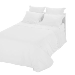 100% cotton sateen fitted bed sheet