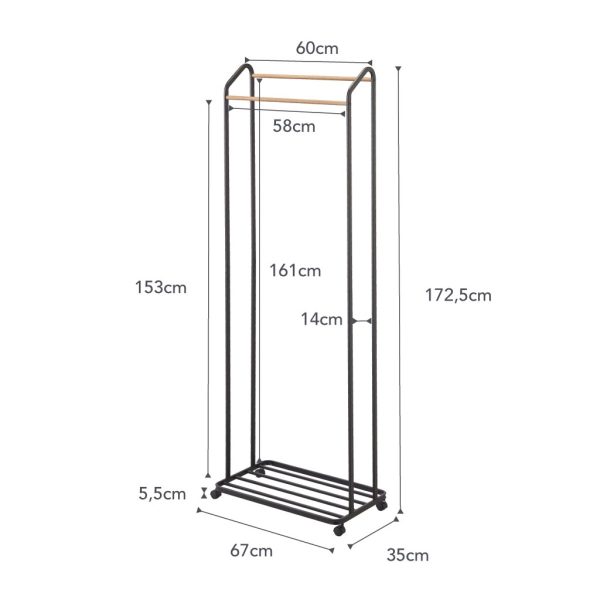 Coat rack with wheels - Image 6