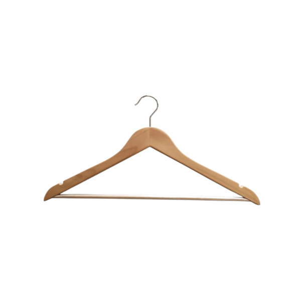 Set de 5 perchas de madera - Imagen 2