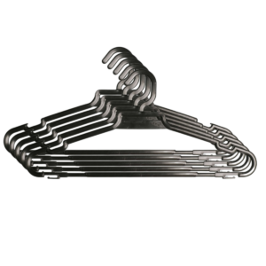 Set de 5 perchas de plástico