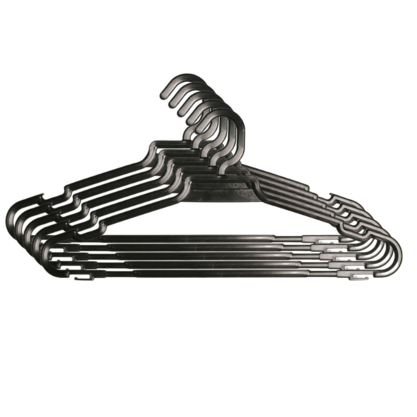 Set de 5 perchas de plástico
